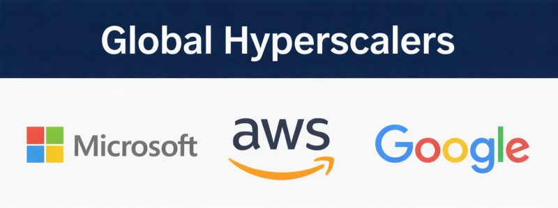 Global Hyperscalers Microsoft AWS Google